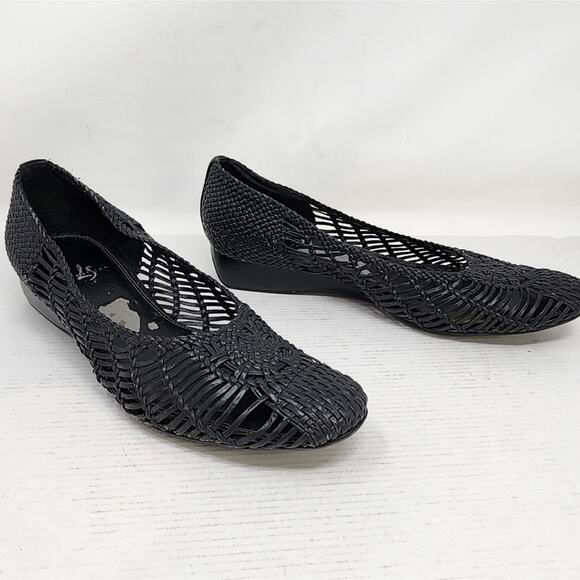 Life Stride Black Loafer Slipon Ballet Flats Breathable  Low Heel Shoes Size 8.5 - Picture 3 of 13